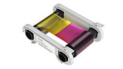 Полноцветная лента (YMCKO) на 500 оттисков с чистящим роликом; для принтера Advent SOLID 700 в Петропавловске-Камчатском
