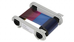 Полноцветная лента (YMCKOK) для двусторонней печати на 500 оттисков с чистящим роликом в Петропавловске-Камчатском